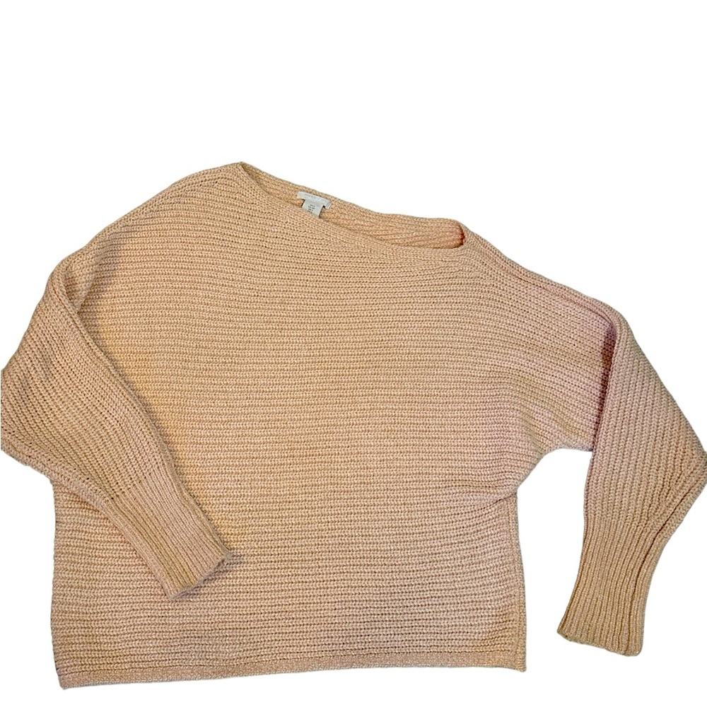 Pure / US Sweater Off Shoulder Pink Peach Small